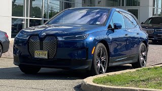 Walk Around and Overview 2022 BMW iX xDrive50 [upl. by Irrek]