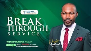 BREAKTHROUGH SERVICE WITH PROPHET GODFRED KYEREMEH AT WONDER PASTURES WENCHI  19112024 [upl. by Odrarej12]