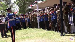 THE KENYA NATIONAL ANTHEM BY KENYA POLICE BAND [upl. by Adian]