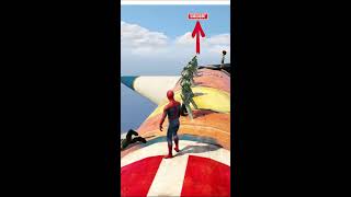 GTA 5 EPIC RAGDOLL SHOW SPIDERMAN VS COLOUR MINIONS FALLS amp FAILS LIVE GTA V gta [upl. by Ardnatal890]