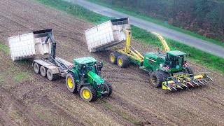 Ensileuse PorteCaisson UNIQUE EN FRANCE  REPORTAGE ENSILAGE MAÏS 2024 [upl. by Nivrae]