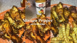 LETS MAKE EASY MANGO AIR FRYER WINGS❕🥭🍗 [upl. by Liew640]