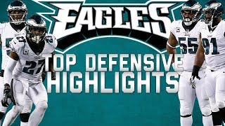 Philadelphia Eagles Top Defensive Highlights from the 2017 Season 🦅  NFL Highlights [upl. by Seely]