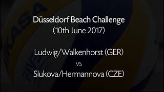 Rheinische Post Beach Challenge  LudwigWalkenhorst vs SlukovaHermanova [upl. by Carr163]