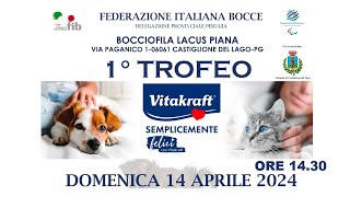 1° Trofeo VITAKRAFT  Bocciofila Lacus Piana [upl. by Asi]