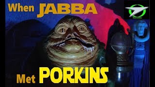 When JABBA Met PORKINS at Jabba the Hutts Palace Video Star Wars Stop Motion Diorama [upl. by Latia253]