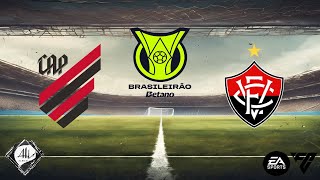 Athletico Paranaense x Vitória  32 rodada Brasileirão 2024  EA FC [upl. by Armilla]