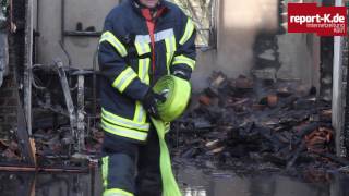 Köln Pesch  Brand in der Longericher Straße [upl. by Bobina]