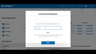 How to deposit and withdraw cryptocurrencies on Koinex [upl. by Ymmor]