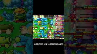 CANONS PvZ Hybrid gameplay games gamer gaming mobilegame plantsvszombies pvz play [upl. by Aztiraj]