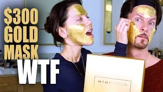 REAL 24K GOLD MASK  WTF  First Impressions [upl. by Kenimod]