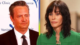 Courteney Cox Believes Former CoStar Matthew Perry Visits Her From the Afterlife [upl. by Llerraf]