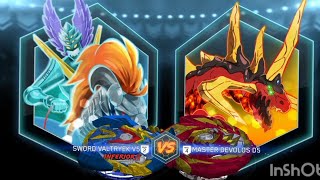 Valtryek VS Devolos parte 2 Beyblade burst rise [upl. by Carlynne]