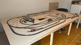 Construction of the Model Train Layout Märklin H0 [upl. by Oremodlab578]