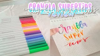 Crayola Supertips Review [upl. by Legnaesoj]