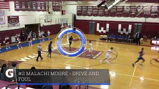 8th Grader Malachi Moore 2023 Copiague HS CoMVP 21 point 2nd Half [upl. by Tiffy]