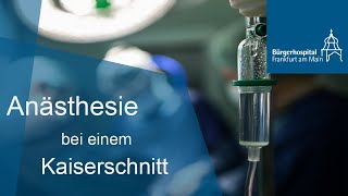 Anästhesie bei einem Kaiserschnitt [upl. by Aicelef]