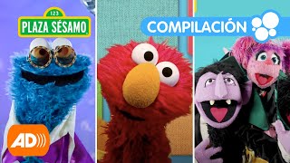 Plaza Sésamo ¡45 minutos de canciones con Elmo y Comegalletas  Compilación [upl. by Heppman698]