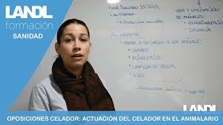 Oposiciones celadores Esquema tema actuación del celador en el animalario [upl. by Ailemak830]