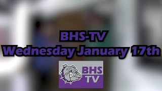 Brownsburg High School TV News  Wednesday January 17th 2024 [upl. by Orpah]