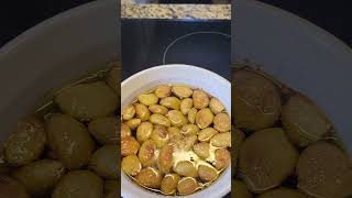 Confit Garlic Brandon D shows off his confit garlic garlic confit confitgarlic cooking food [upl. by Norvall]