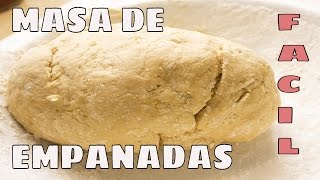 Como hacer masa para empanadas fritas [upl. by Lachman754]