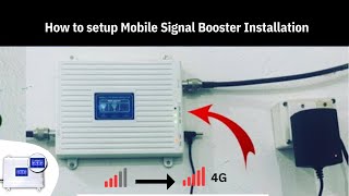 How To Setup Mobile Signal Booster  Mobile Signal Booster Installation and ReviewSmartSafetyIndia [upl. by Nilac]