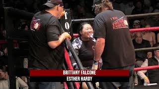 Brittany Falcone vs Esther Hardy Wheeling WV 2024 [upl. by Terbecki]