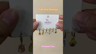 Drop Earrings Wholesale  Growing Your Small Business With Nihaojewelry  30K Items Free Shipping [upl. by Ahsienor795]