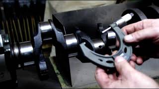 Crankshaft Polishing Scotts Jeep Scrambler 258 Engine [upl. by Ahsiadal991]