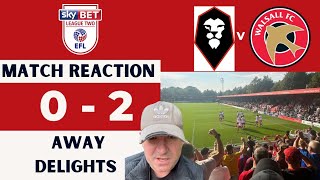 Salford 02 Walsall instant match reaction [upl. by Leiahtan523]