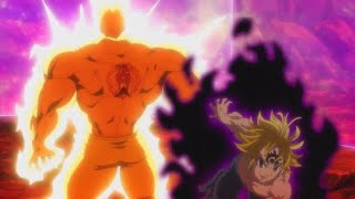 ESCANOR VS MELIODAS quotENGLISH DUBquot🔥 SEVEN DEADLY SINS [upl. by Ayana]