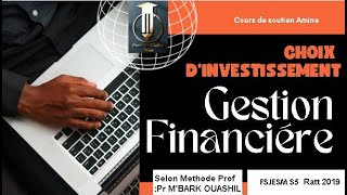 Gestion Financière S5 Prof Correction dExamen 2019 Pr OUASHIL MBAREK Calcul TIR quotCalculatricequot [upl. by Isaac]