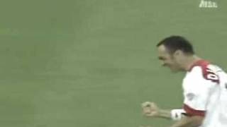 Youri Djorkaeff goal MetroStars vs Columbus [upl. by Alliehs]