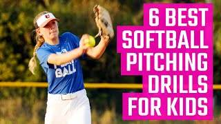 6 Best Softball Pitching Drills for Kids  Fun Youth Softball Drills from the MOJO App [upl. by Sissie]