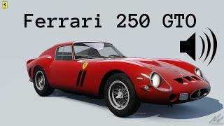 Assetto Corsa Sound Ferrari 250 GTO Ferrari 70th Anniversary Pack [upl. by Fabrice995]