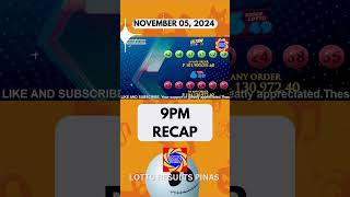 Lotto Result November 5 2024  PCSO Lotto Result Today 658 649 642 lottoresults jackpot [upl. by Orji]