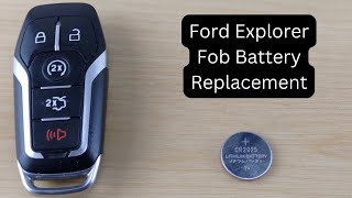 How To Replace or Change Ford Explorer Remote Key Fob Battery 2016  2017 [upl. by Grani]