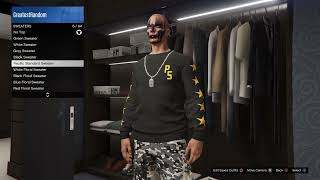 checking out the Pacific Standard Sweater in Grand Theft Auto 5 Online Clothing Unlock [upl. by Dnalyr]