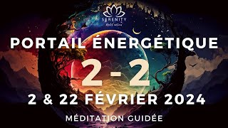 25 MIN 🎧 PUISSANT Portail énergétique du 22  Lumière et Abondance  Méditation [upl. by Necyla]