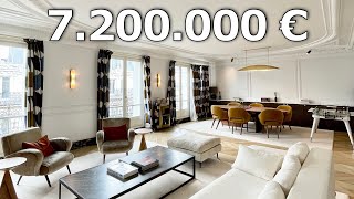 Visite dun appartement dexception à Paris ChampsÉlysées 7200000€ [upl. by Acebber403]