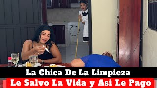 Chica de limpieza salva a esta abuelita millonaria y ella le paga asi [upl. by Ronald]