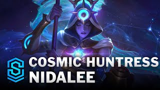 Cosmic Huntress Nidalee Skin Spotlight  League of Legends [upl. by Yliak381]