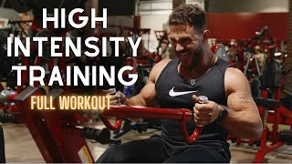 High Intensity Training HIT FULL Workout  Jay Vincent [upl. by Calandra424]