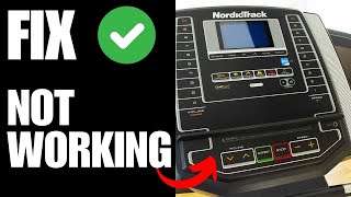 Nordictrack T 65S treadmill Not Working  How To Reset [upl. by Meehaf948]