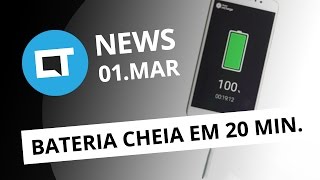 Nova tecnologia Super mCharge da Meizu Netflix via lentes de contato e  CTNews [upl. by Aidas]