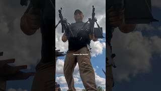 Dual Wielding 2 belt fed M60s at Harley Davidson Columbia War Machine [upl. by Notsnhoj]