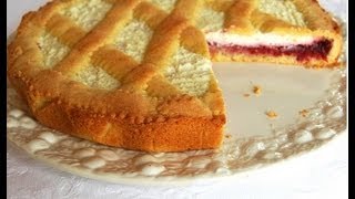 Ricetta Crostata di ricotta e marmellataRICETTA FACILE e BUONISSIMA [upl. by Adnilre]