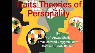 Traits Theories of Personality [upl. by Assirac]