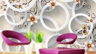 Best 3D Wallpaper For Your Wall  Beautiful 3D wallpaper decorating [upl. by Jammie59]